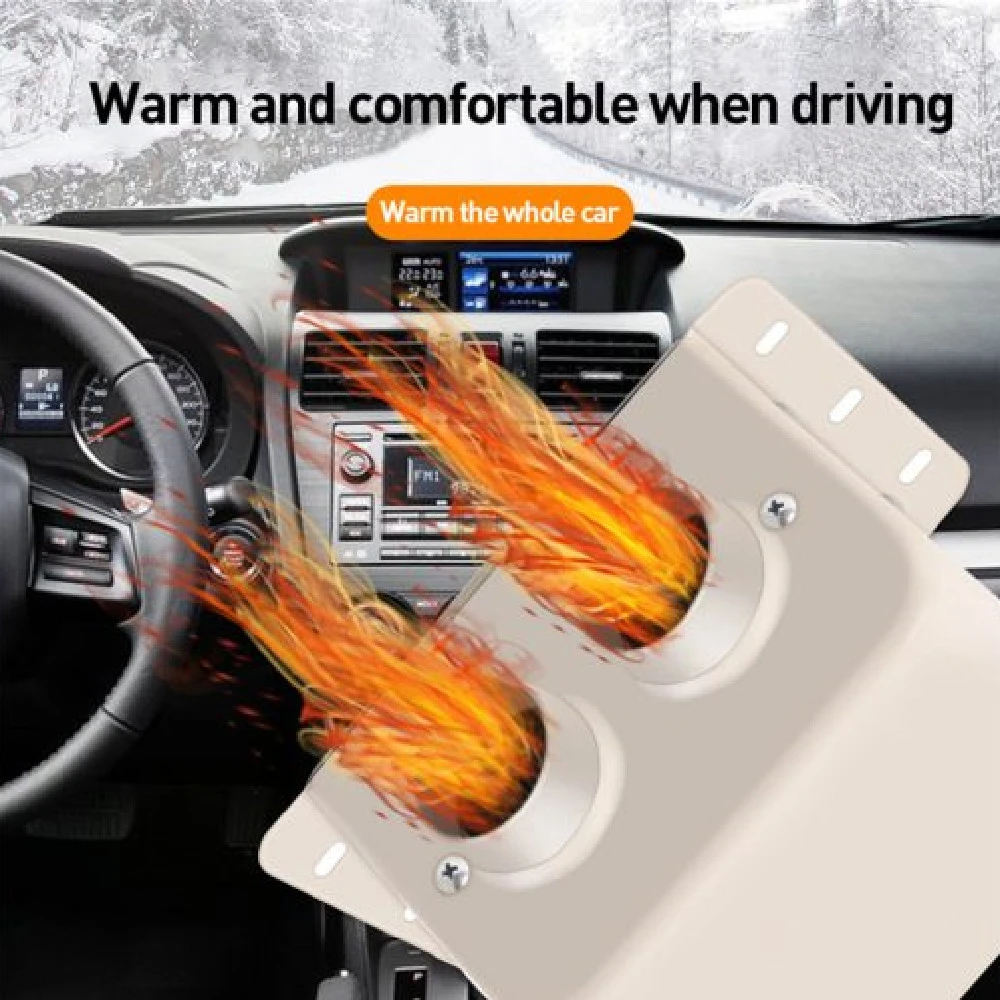 New Car Mounted Heater With High-power 12v800w2 Hole Defogger