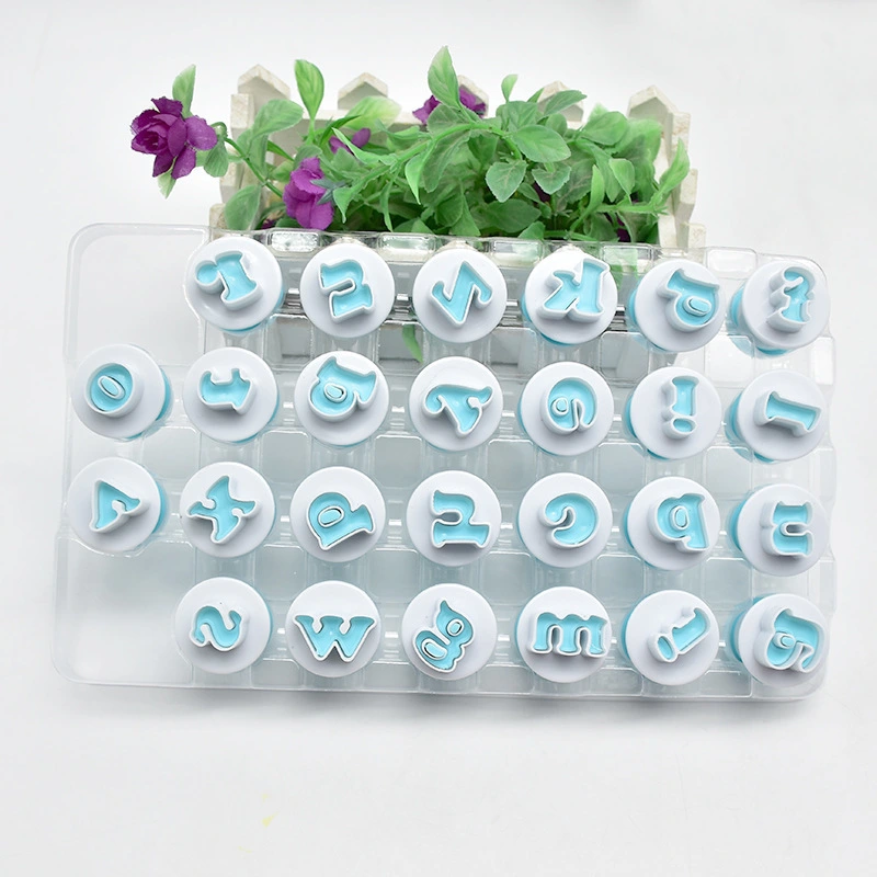 Number Letter Spring Chocolate Chip Cookie Printing Plastic Tool