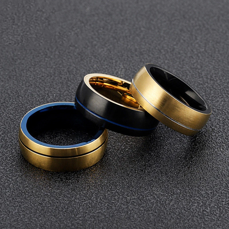 Stainless Steel Men's Ring Titanium Steel Jewelry