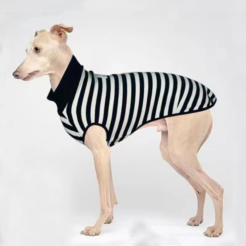 Striped Elastic And Comfortable Pet Clothing