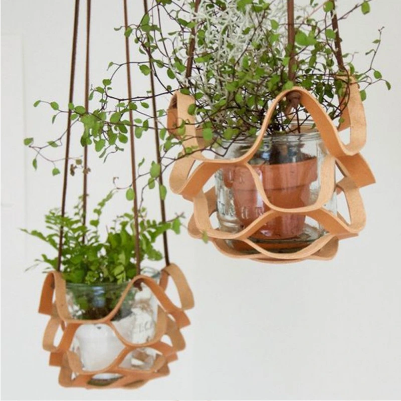 Home Water Ripple Hanging Pot Basket