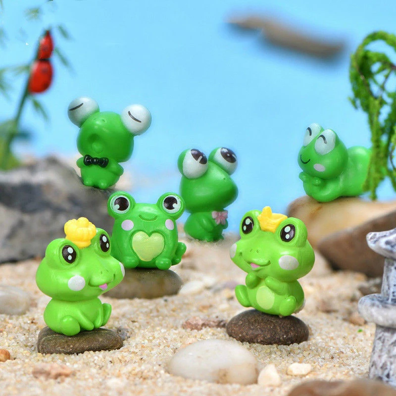 Cute Little Frog Animal Modeling Model Ornaments