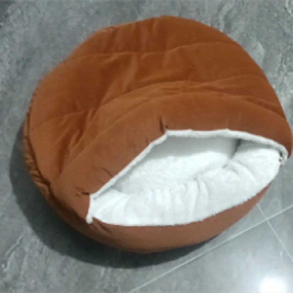 Thickened Plush Round Pet Nest Pad