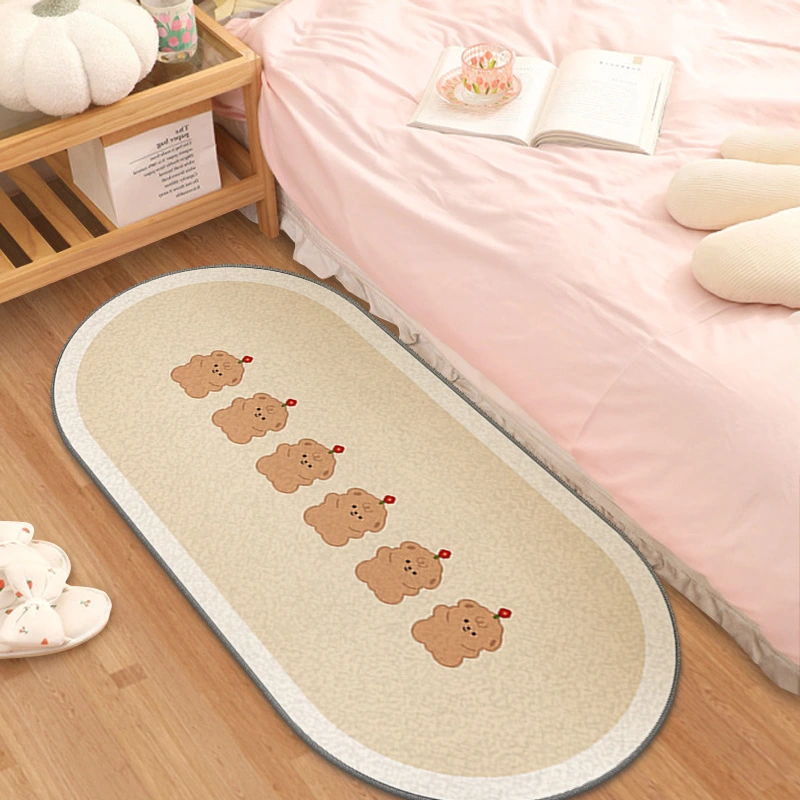 Children's Cartoon Strip Bedroom Bedside Carpet