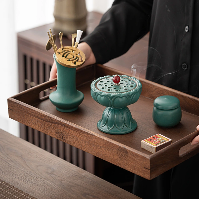 Home Ceramic Incense Set Starter Tools