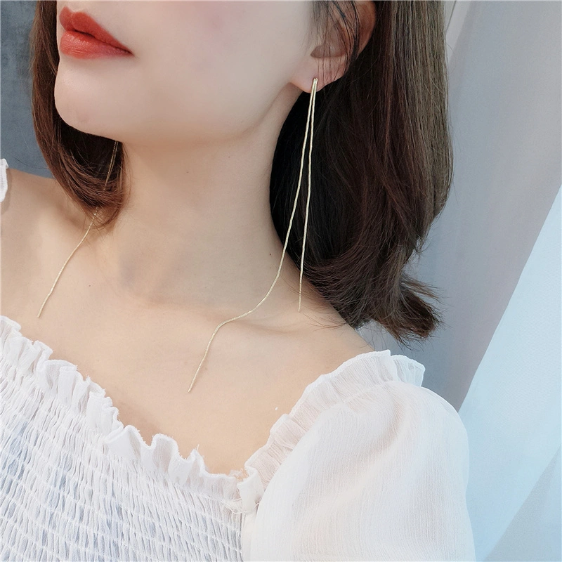 Fashion Extra Long Tassel Ear Thread