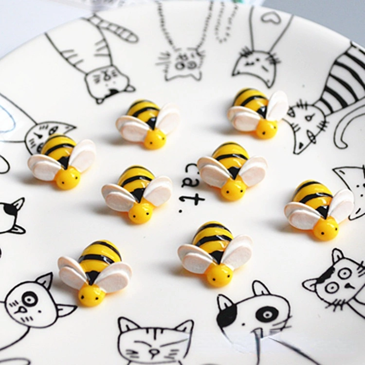 3D Little Bee Handmade Resin Children's Hair Accessories