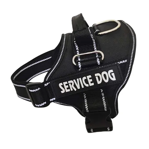 Reflective dog harness