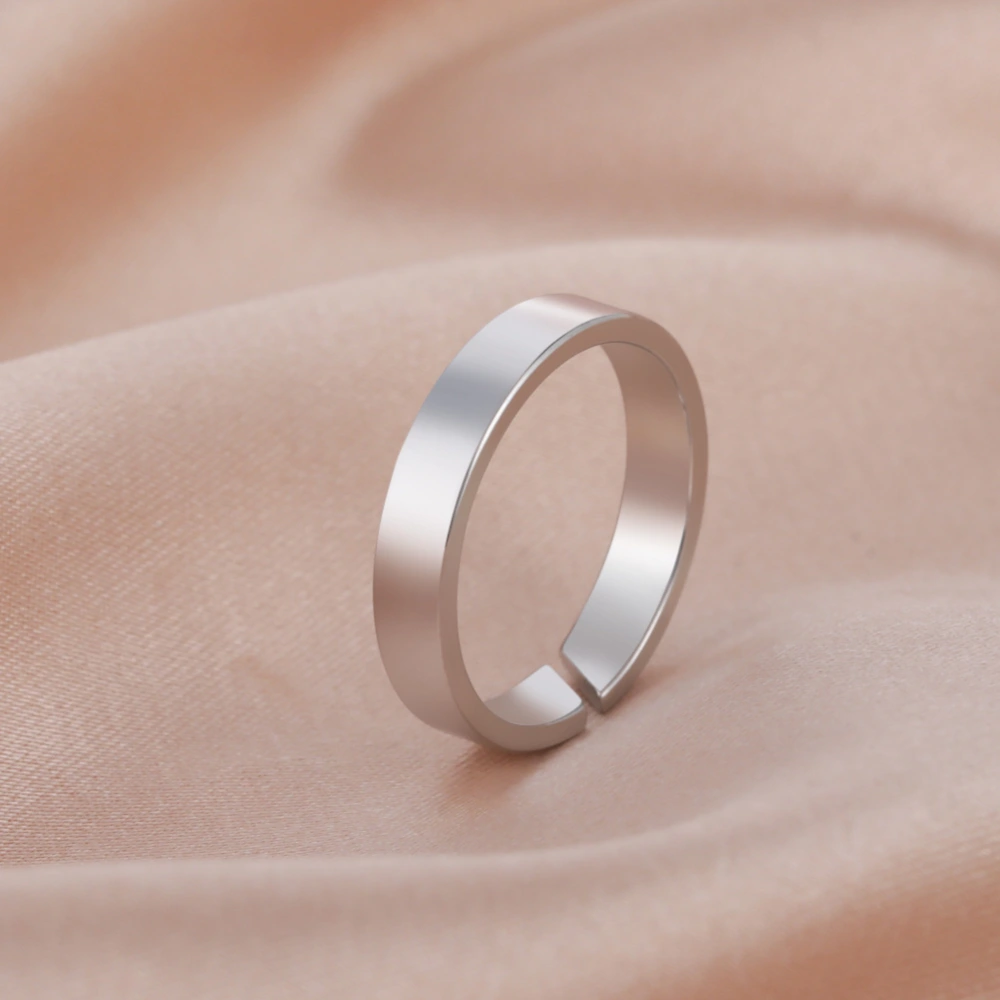 Minimalist Body Diagonal Cut Stainless Steel Ring