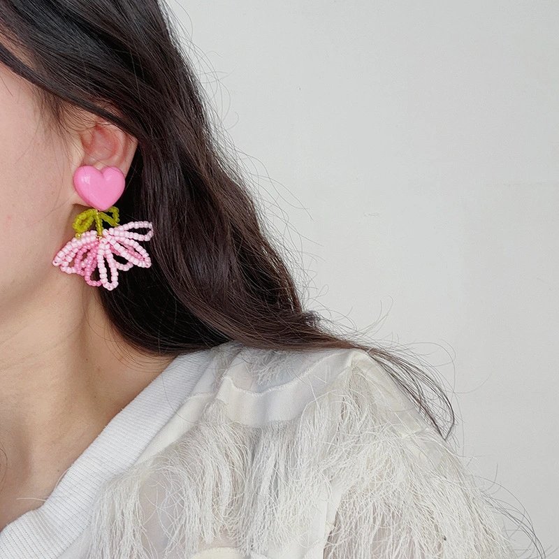 Women's Fashion Simple Summer Flower Skirt Earrings