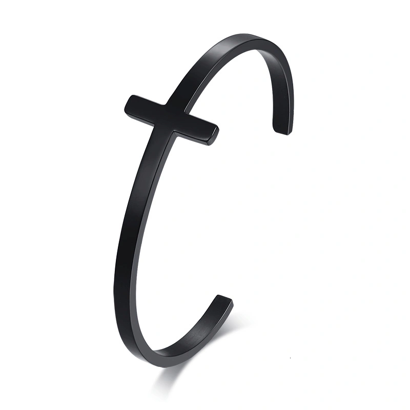 Stainless Steel Bare Body Cross Bracelet