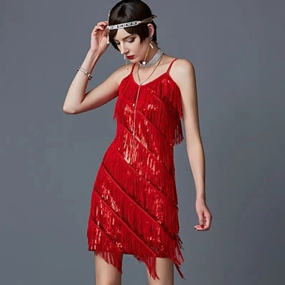 Women's Fashion Party Vacation Fringe Dress