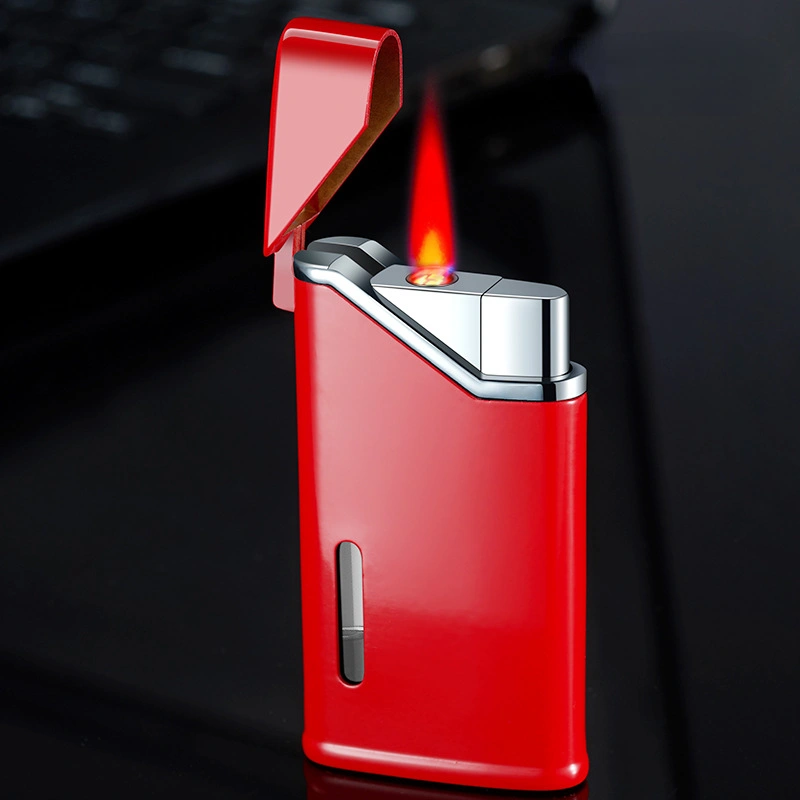 Luminous Lighter Light And Thin Straight-through Windproof