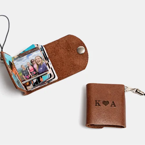 Tara Green Photo Keychain