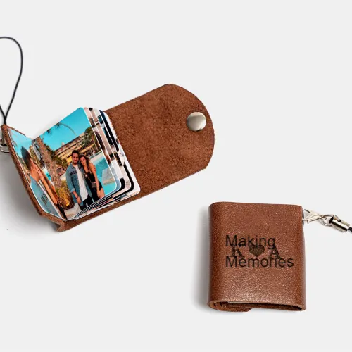 Tara Green Photo Keychain