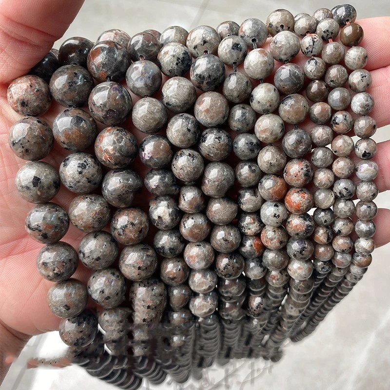 Natural Flame Stone Balls Scattered Beads