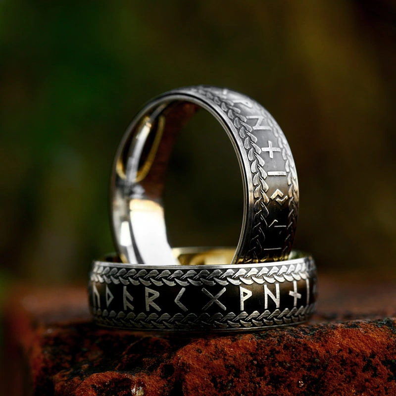 Vintage Stainless Steel Plating Ring