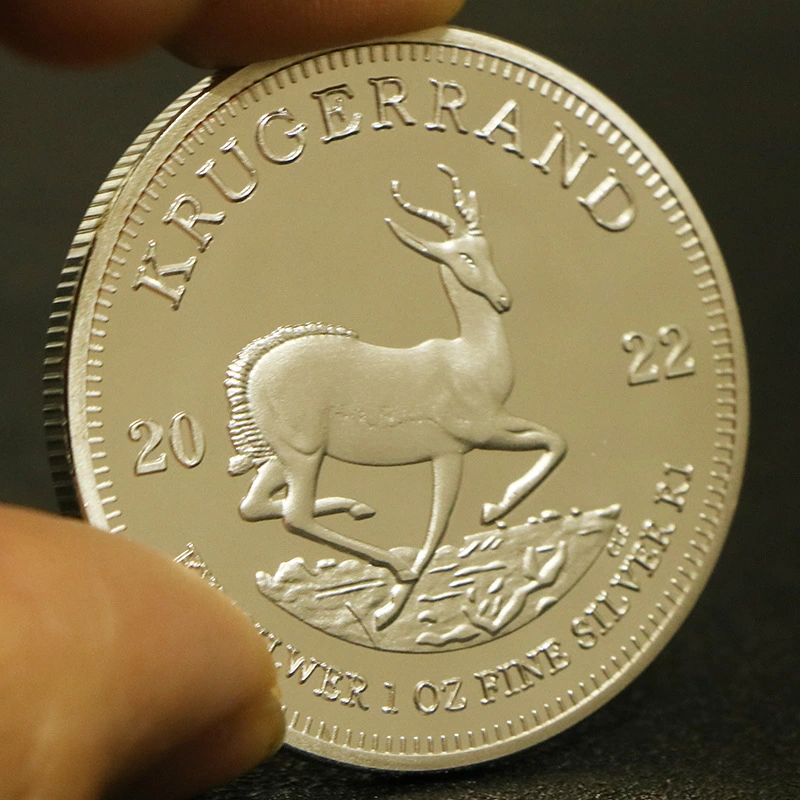 South African Kruger Silver Plated Commemorative Medal