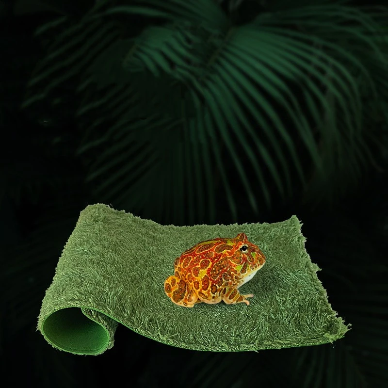 Climbing Pet Moss Carpet Horned Frog Mat Moisturizing False Lawn