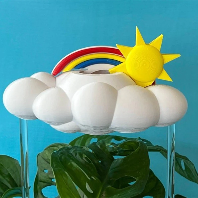 Creative Resin Plant Irrigation Cloud Shape Patio Ornaments