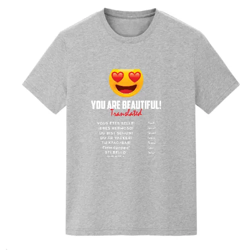 You are beautiful Women's Relaxed T-Shirt Black