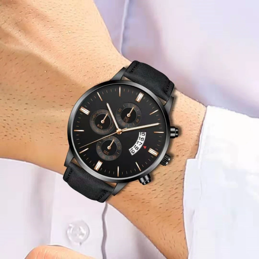 Fashion Business Quartz Belt Watch