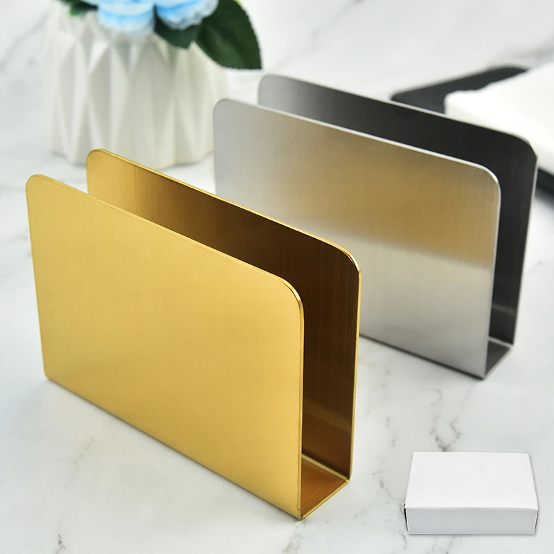 Stainless Steel Paper Towel Holder Household Paper Towel Holder Gold