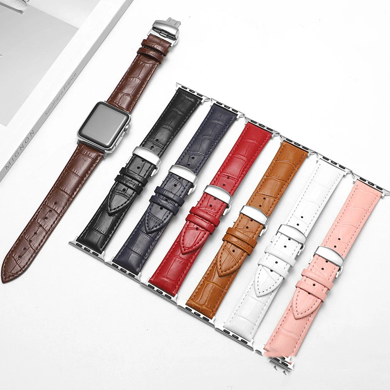 Home Fashion Simple Solid Color Leather Strap