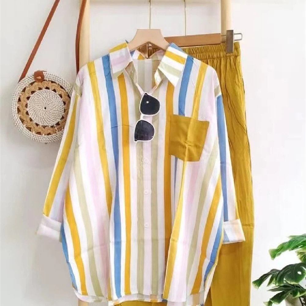 Women's Fashion New Striped Suit