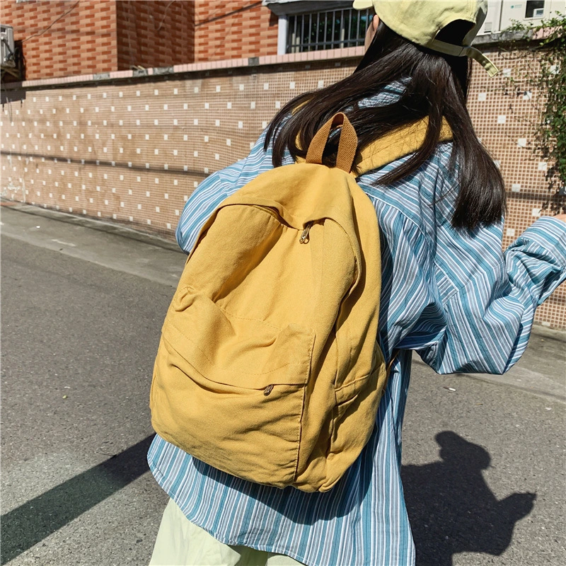 Leisure Backpack Women's Washable Canvas