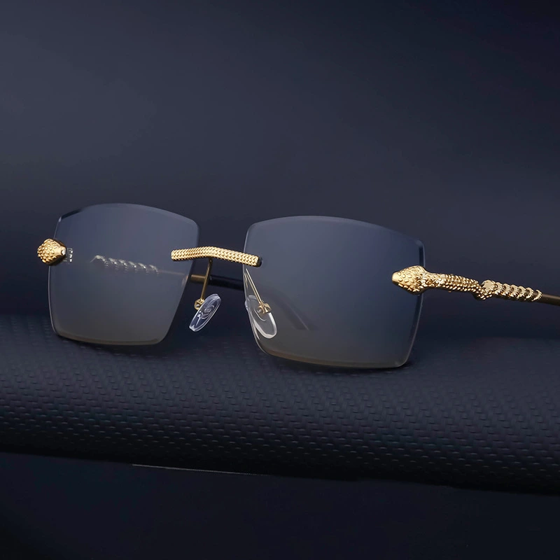 Fashion Rimless Sunglasses For Men