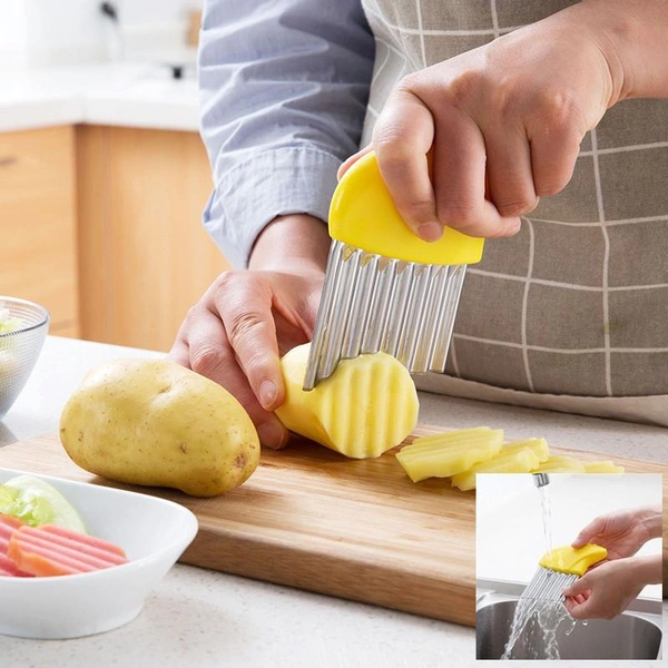 1/3Pcs Cutter Stainless Steel Potato Chips Making Peeler Cut Vegetable Kitchen Knives Fruit Knife Accessories Knife Accessories