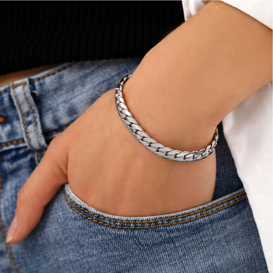 Stainless Steel Vacuum Gold Plated Bracelet