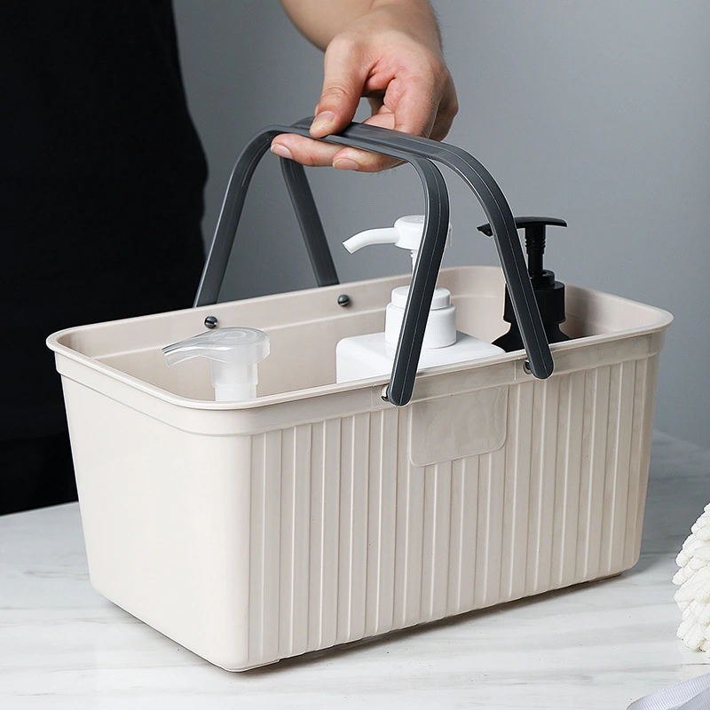 Plastic Portable Square Shower Basket