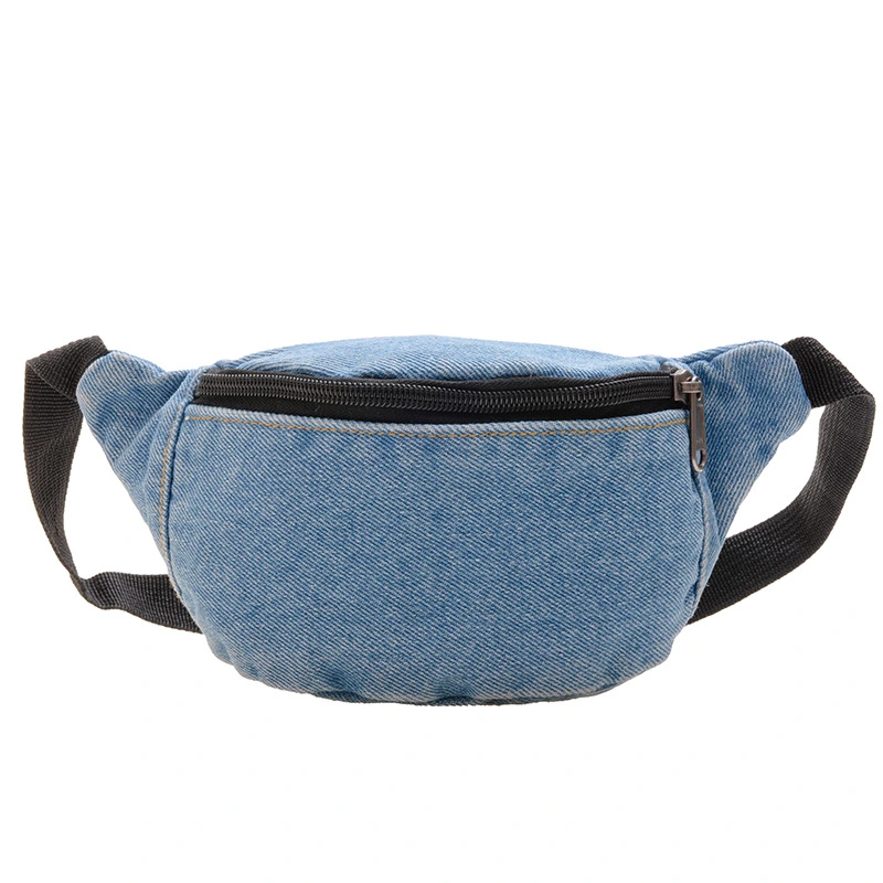 Boys And Girls Fashion Solid Color Sports Fanny Pack