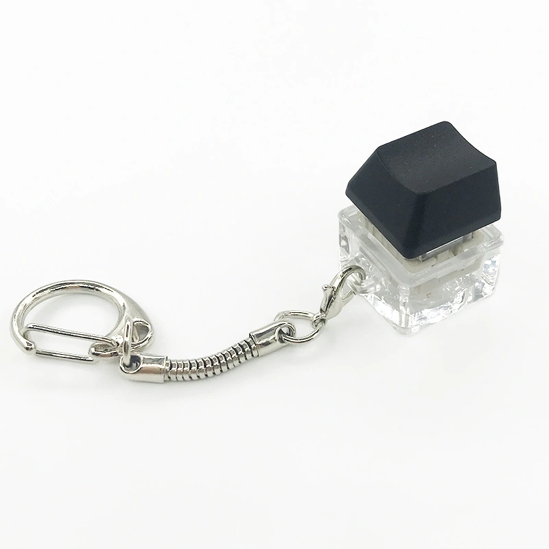 Small Square Sugar Colored Keycaps Mechanical Keyboard Keychain Charm