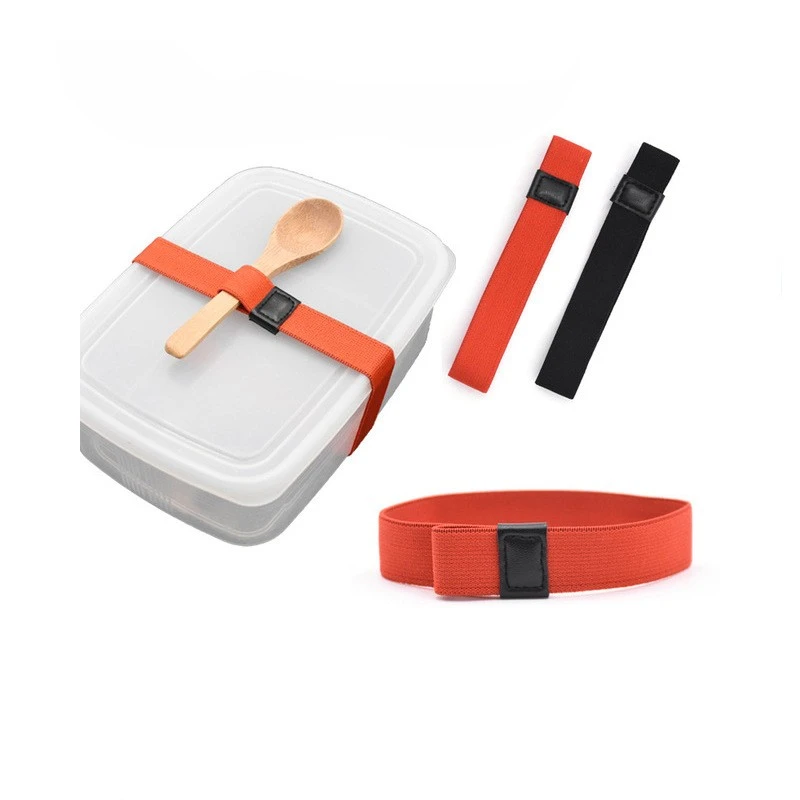 Colored High Elasticity Double Layer Bento Box Fixing Strap