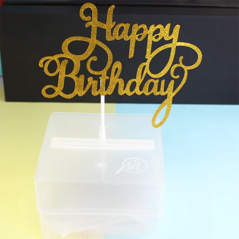 Baked Decorative Large Transparent Cake Drawout Box