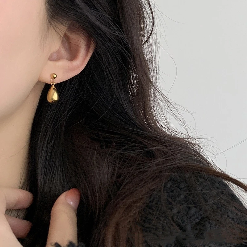 Minimalist And Versatile Basic Water Drop Earrings