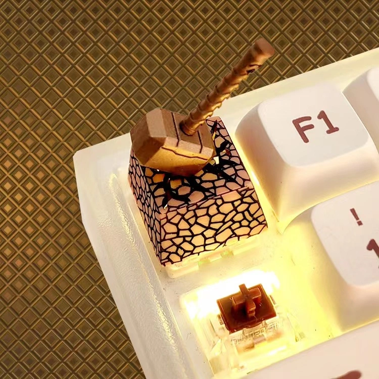 Fashionable Magnetic Light-transmitting 3D Resin Keycaps