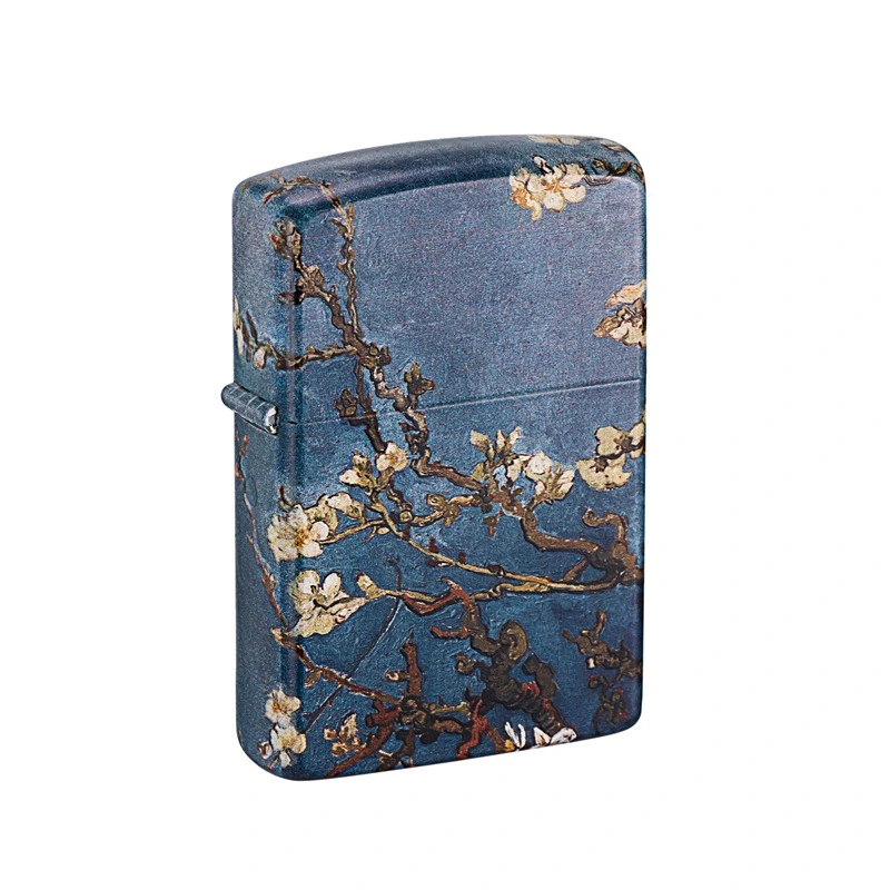 Apricot Pattern Pure Copper Casing Kerosene Lighter