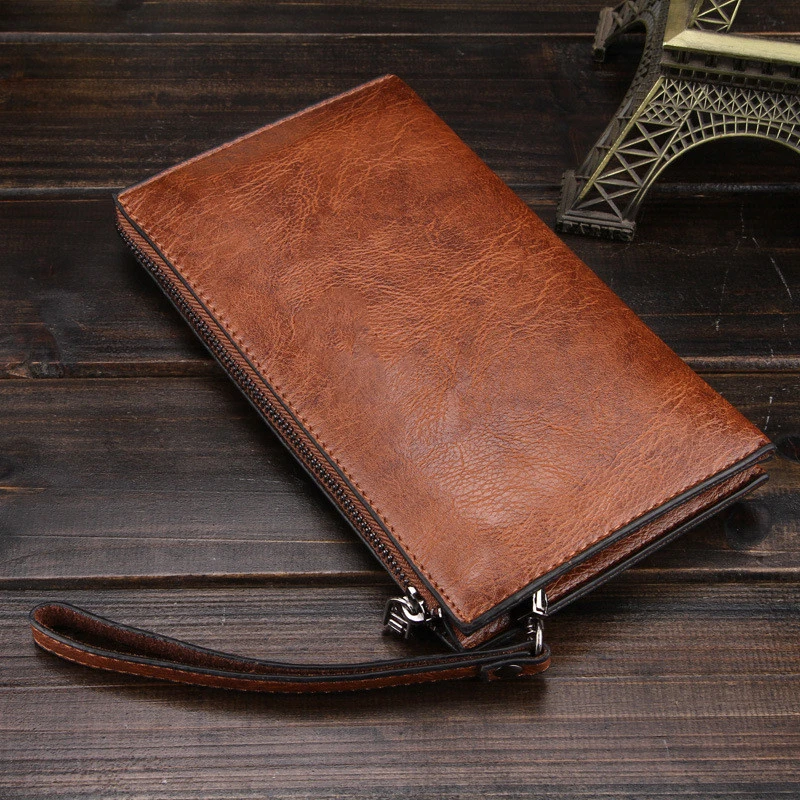 Men Handbag Coin Purse Wallet Mobile Phone Leather Bag