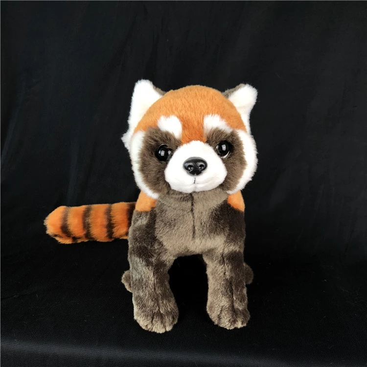 Simulation red panda plush toy