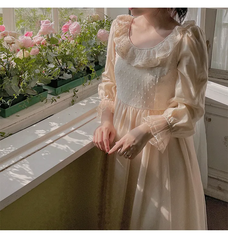 Princess Lace Mesh Stitching Dress Princess Lace Mesh Stitching Dress