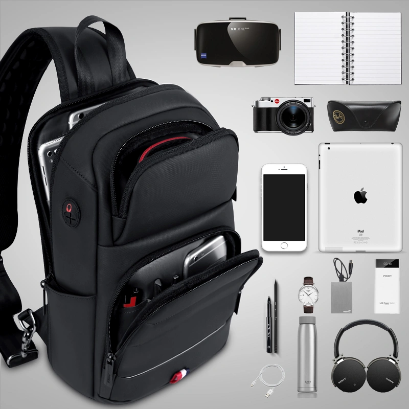 Fashionable waterproof nylon messenger bag
