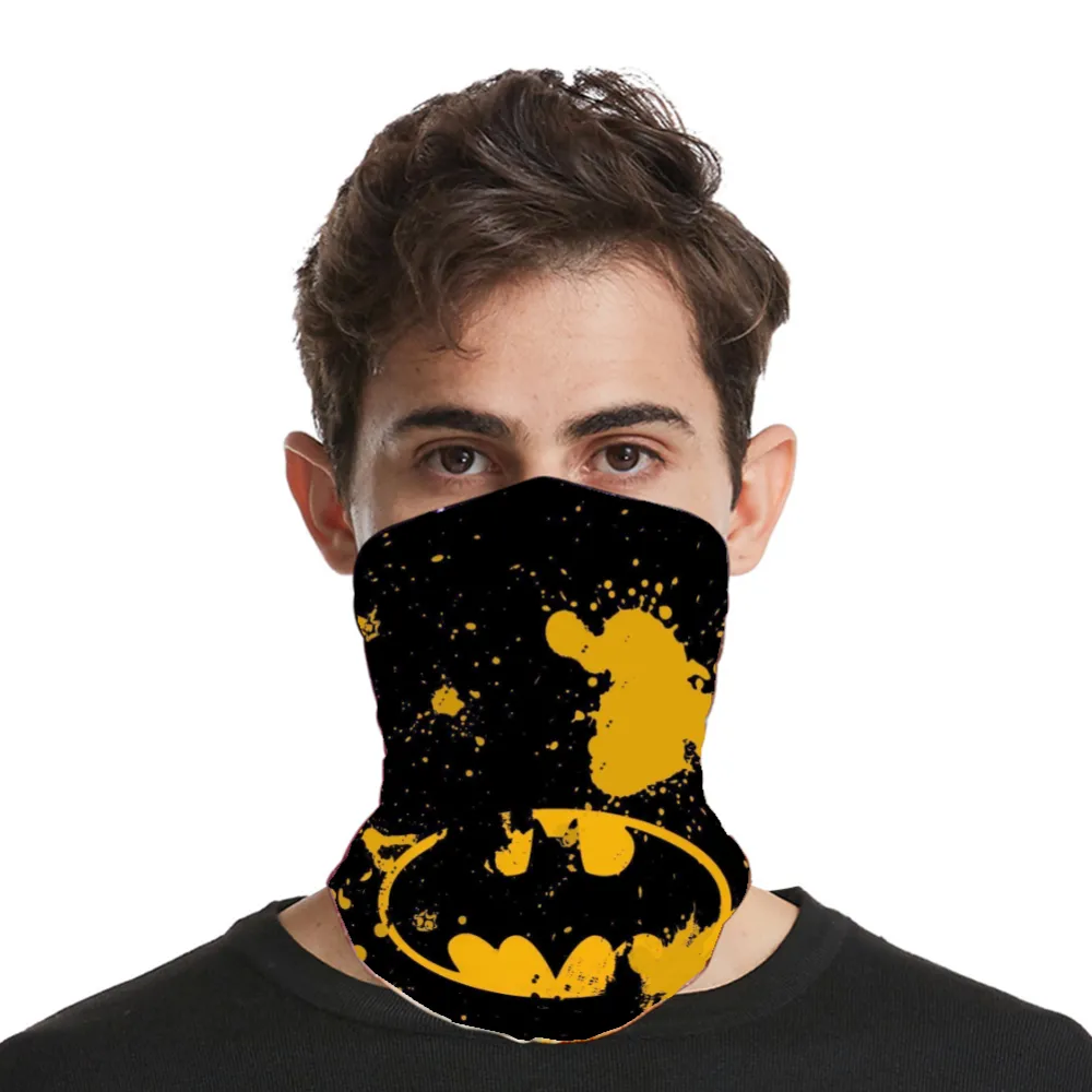 Custom 3D Color Printing Multifunctional Sports Hood Neck Gaiter Face Mask