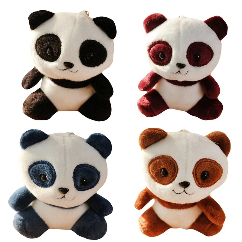 Little panda plush doll pendant