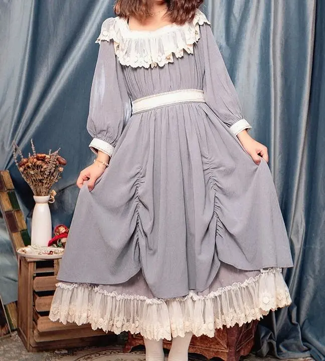 Vintage Princess Lace Collar Dress Vintage Princess Lace Collar Dress