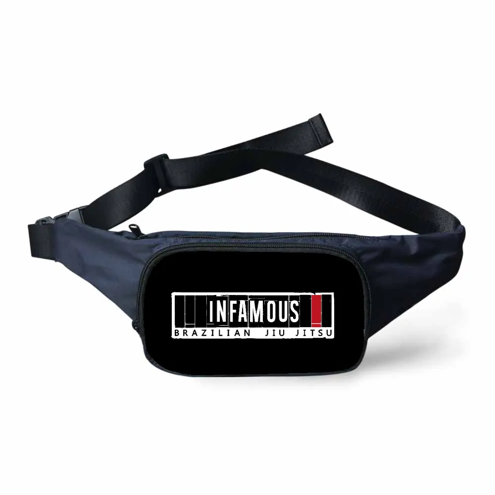 Waist Packs Women Black Mens Boys BJJ sport  organiser Girls Waist Bags Customized Fanny Pack for Females Chest Phone Pouch Ladies Belt