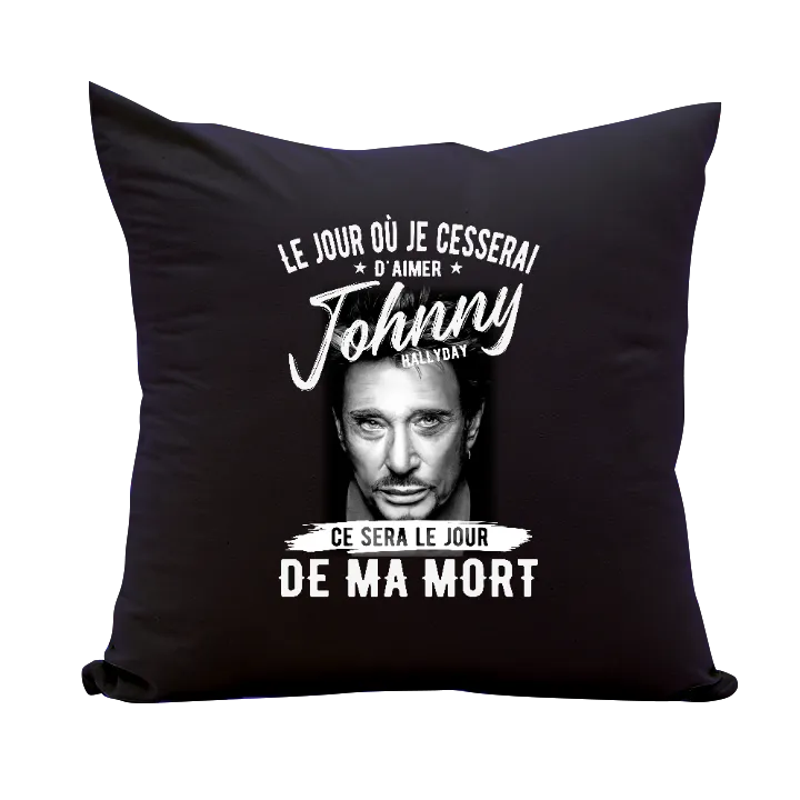 Taies d'oreillers Johnny Hallyday -